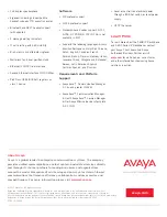 Preview for 2 page of Avaya IP Office 9608 Specifications