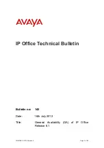 Avaya IP Office HP DL120G7 Technical Bulletin предпросмотр