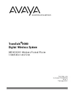 Предварительный просмотр 1 страницы Avaya IP Office TransTalk MDW 9040 Installation And Use Manual