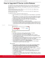 Предварительный просмотр 70 страницы Avaya IX Room Systems XT4 00 Series Release Notes