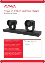 Avaya IX TC220 Quick Setup Manual предпросмотр