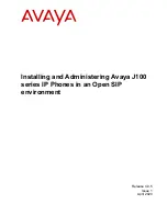 Avaya J100 Series Installing And Administering предпросмотр