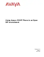 Предварительный просмотр 1 страницы Avaya J159 User Manual