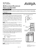 Preview for 1 page of Avaya LU30WBIDI70VH Quick Start Manual