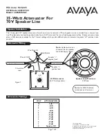 Предварительный просмотр 1 страницы Avaya LU35W70VAT Installation