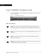 Avaya M4648ML-T Installation Manual предпросмотр