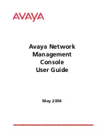 Preview for 1 page of Avaya Network Management Console User Manual