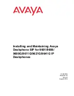 Preview for 1 page of Avaya one-X 9611G Installing And Maintaining