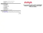 Предварительный просмотр 3 страницы Avaya one-X 9620 Quick Reference Manual