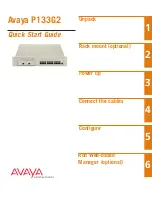 Avaya P133G2 Quick Start Manual preview