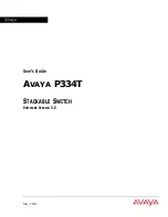 Avaya P334T User Manual preview