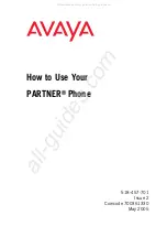 Avaya Partner 6D How To Use Manual preview