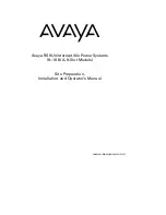 Avaya RS9 Installation And Operator'S Manual preview