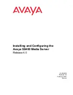 Avaya S8400 Installing And Configuring предпросмотр