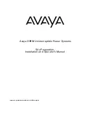 Avaya S9RM Installation And Operator'S Manual preview