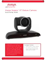 Preview for 1 page of Avaya Scopia XT Deluxe Camera Quick Setup Manual