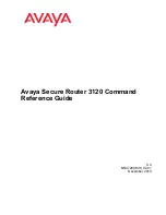 Avaya Secure Router 3120 Command Reference Manual предпросмотр