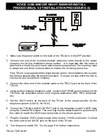 Предварительный просмотр 6 страницы Avaya TELink 700 Flash Installation And Operation Manual