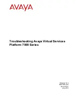 Avaya Virtual Services Platform 7000 Series Troubleshooting Manual preview