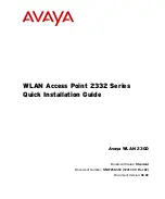 Предварительный просмотр 1 страницы Avaya WLAN 2332 Quick Installation Manual