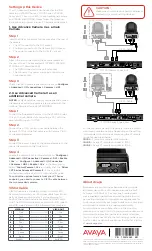 Предварительный просмотр 2 страницы Avaya XT Advanced II Quick Setup Manual