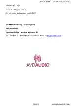 Preview for 61 page of AVD Audio MP312-4 Assembly Manual