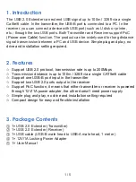 Preview for 3 page of AVDIS GeMNeXT USB-EXT-100M User Manual