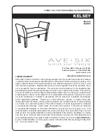 Ave Six KELSEY KLS20 Assembly Instructions preview