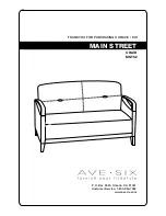 Предварительный просмотр 1 страницы Ave Six MAIN STREET MST52 Manual