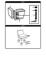 Предварительный просмотр 3 страницы Ave Six MILAN CHAIR MIL51N Assembly Instructions