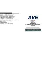 AVE 8PSWT Specification preview