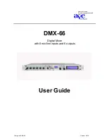 AVE DMX-66 User Manual preview