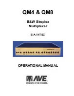 AVE QM4 Operational Manual preview