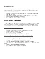 Preview for 22 page of AVE RT-195-SW Operation Manual