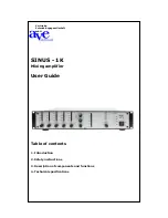 AVE SINUS - 1K Manual предпросмотр