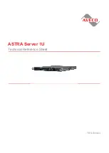 AVECO ASTRA Server 1U Reference Sheet предпросмотр