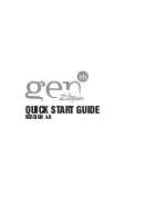 Предварительный просмотр 1 страницы Avedis Zildjian Gen 16 Quick Start Manual