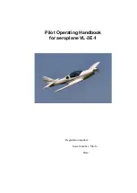 Предварительный просмотр 1 страницы AVEKO Evolution VL-3E-1 Pilot Operating Handbook