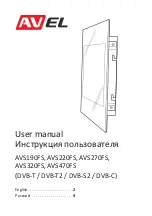 Preview for 1 page of AVEL AVS190FS User Manual