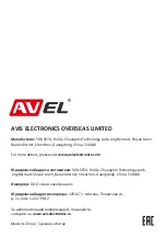 Preview for 14 page of AVEL AVS240KT User Manual