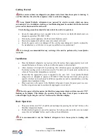 Preview for 5 page of Avem quirks Medisafe User Manual