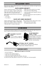 Preview for 27 page of Avenger 110009 Owner'S Operation And Installation Manual