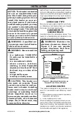 Preview for 9 page of Avenger 110061 Owner'S Operation And Installation Manual