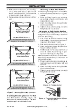 Предварительный просмотр 11 страницы Avenger 110061 Owner'S Operation And Installation Manual