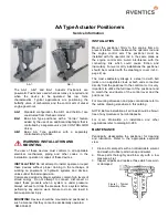 Aventics AA-1 Service Information preview