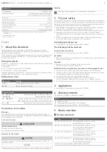 Preview for 4 page of Aventics EBS-ET-VE Series Operating Instructions Manual