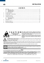 Preview for 2 page of Aventics EMERSON SentronicPLUS 614 Series Installation Manual