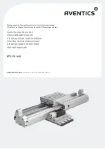 Aventics RTC-CG/HD Assembly Instructions Manual preview