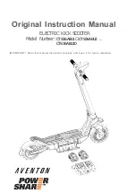 Preview for 1 page of aventon POWER SHARE CTS36ABU1 Original Instruction Manual