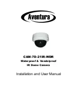 Aventura CAM-7D-21IR-WDR Installation And User Manual предпросмотр